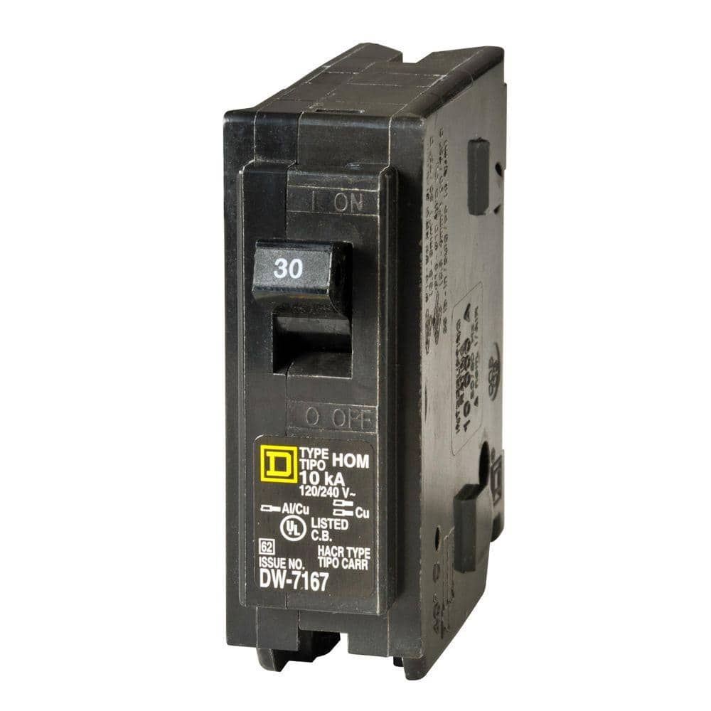 Square D Homeline 30 Amp Single-Pole Circuit Breaker(HOM130CP)
