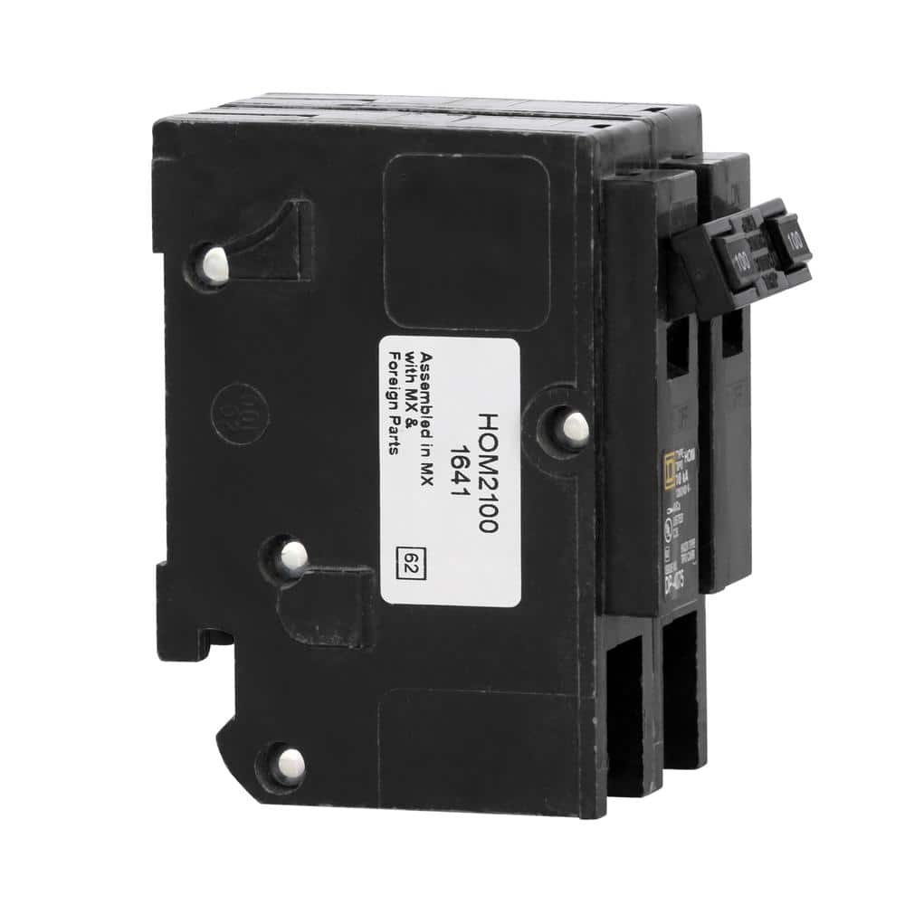 Square D Homeline 100-Amp 2-Pole Standard Trip Circuit Breaker, HOM2100C