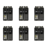 Square D Homeline 15 Amp 2-Pole Circuit Breaker (6-pack)