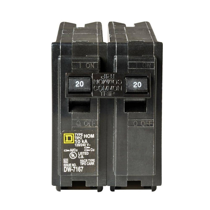 Square D Homeline 20 Amp 2-Pole Circuit Breaker(HOM220CP)