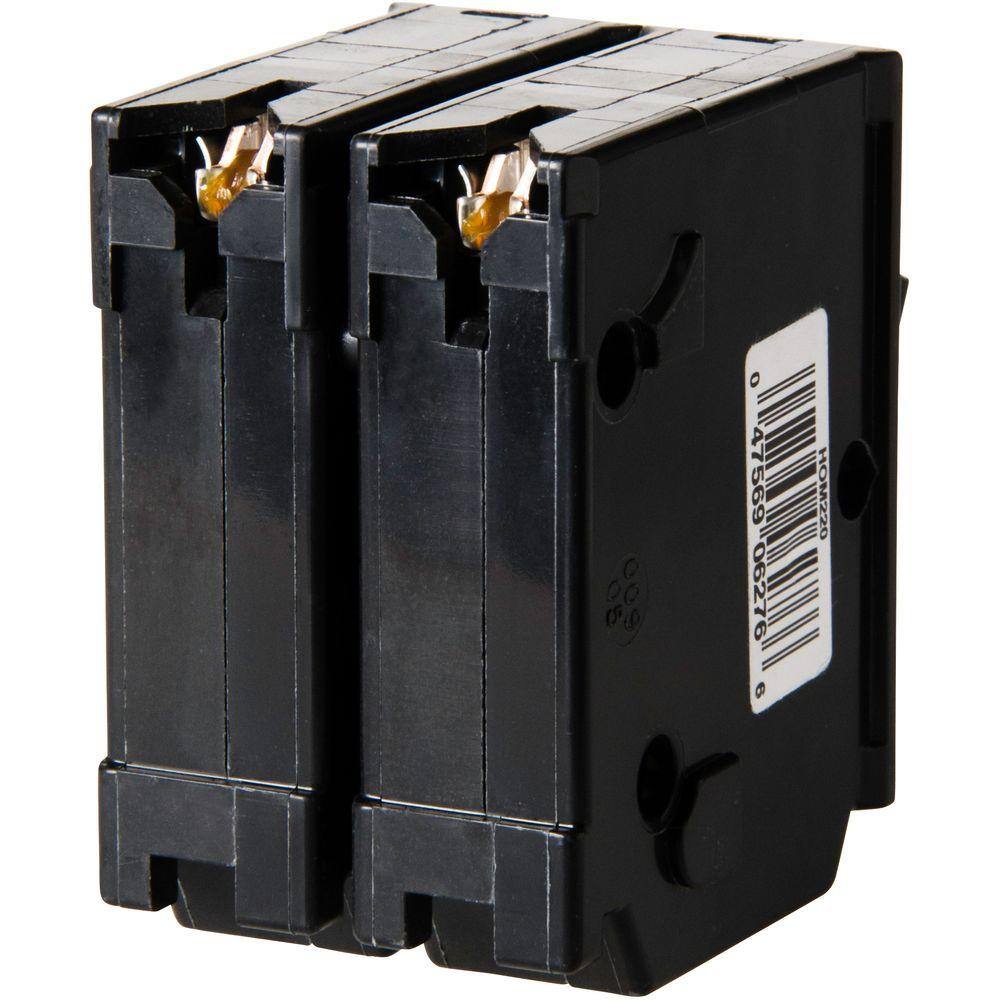 Homeline 20 Amp 2-Pole Circuit Breaker (6-Pack) by Schneider Electric Square D