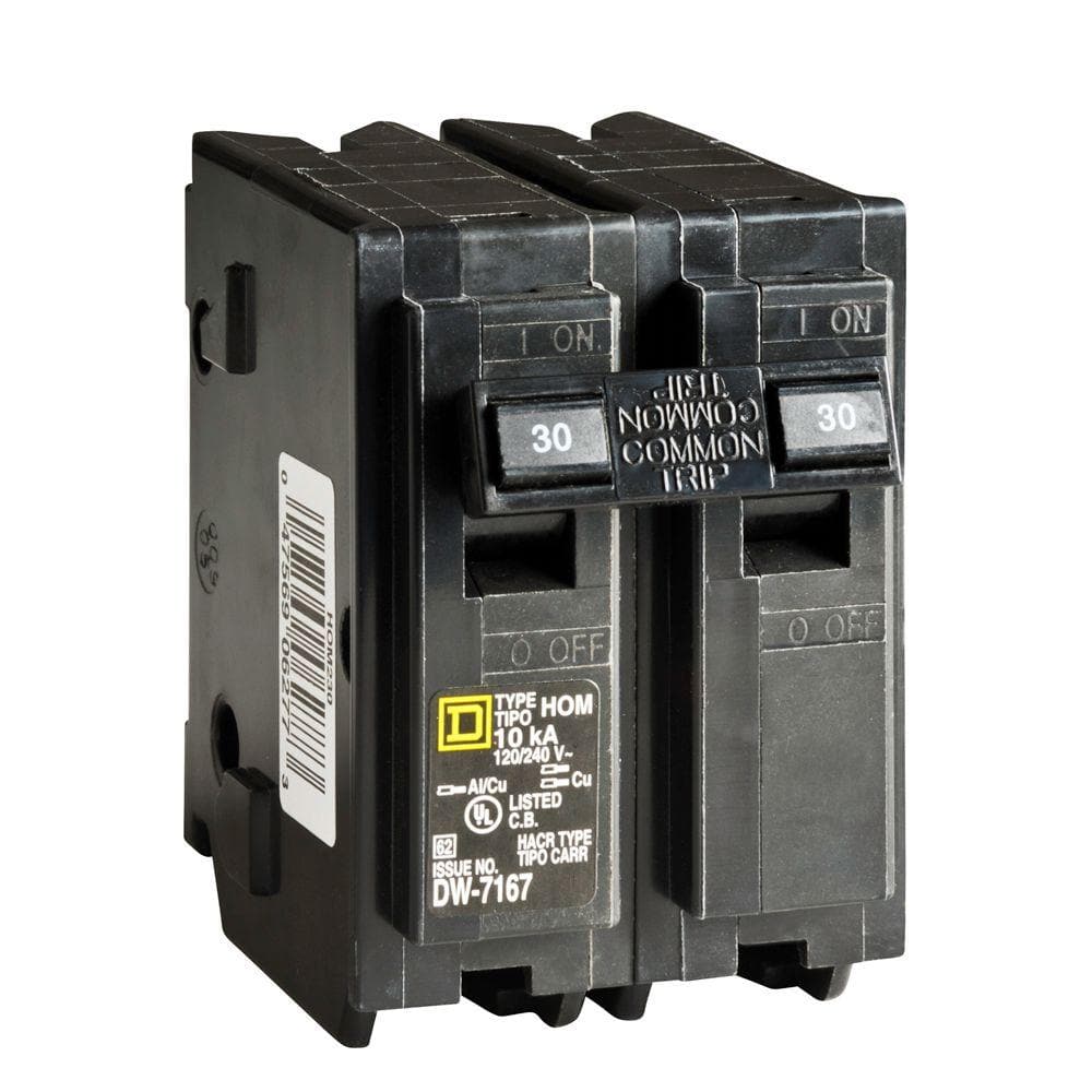 Square D Homeline 30 Amp 2-Pole Circuit Breaker(HOM230CP)