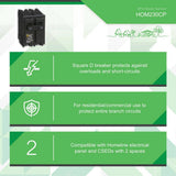 Square D Homeline 30 Amp 2-Pole Circuit Breaker(HOM230CP)