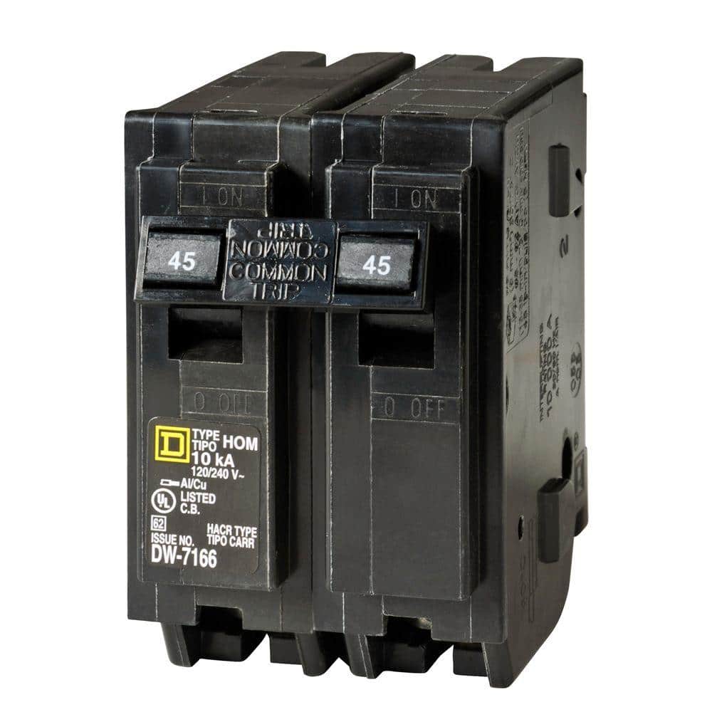 Square D Homeline 45 Amp 2-Pole Circuit Breaker