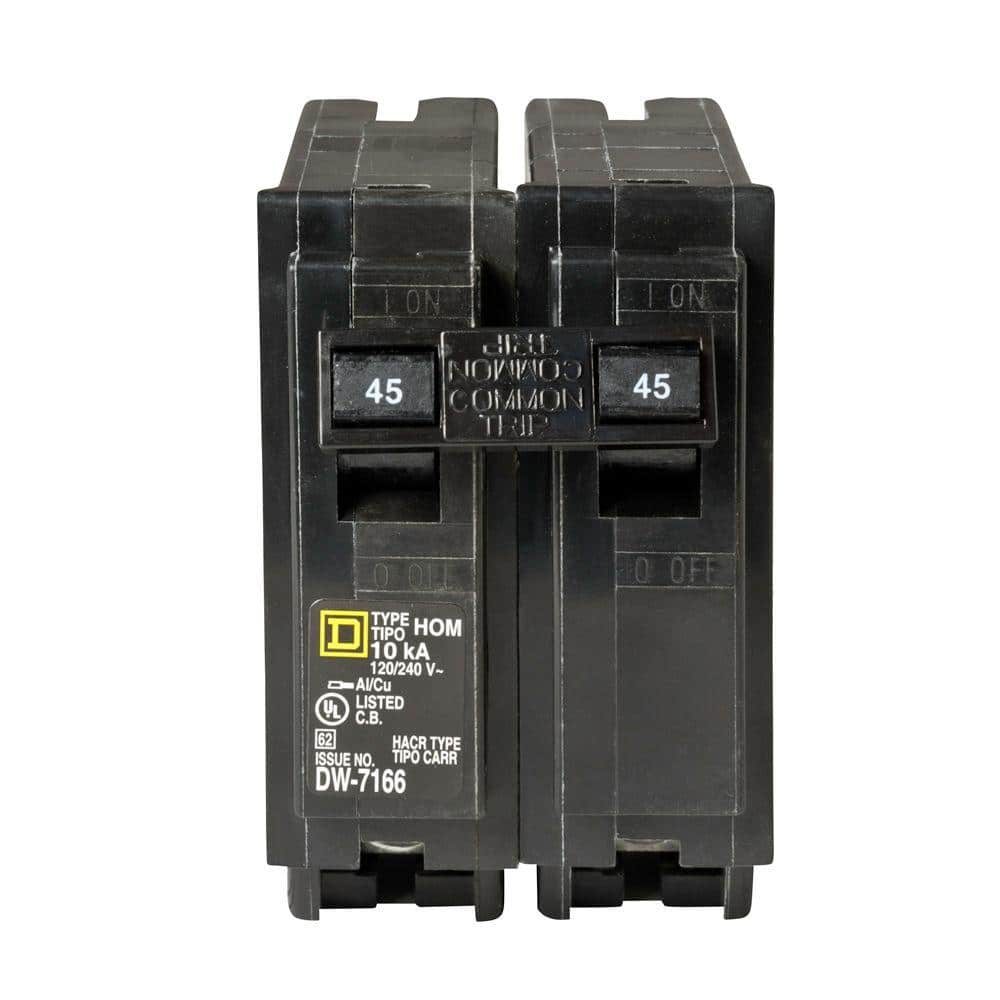 Square D Homeline 45 Amp 2-Pole Circuit Breaker