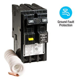 Square D Homeline 50 Amp 2-Pole GFCI Circuit Breaker, HOM250GFICP
