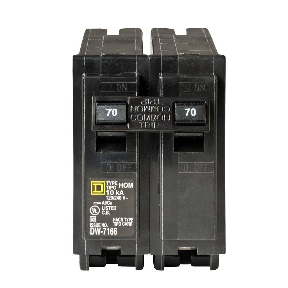 Square D Homeline 70 Amp 2-Pole Circuit Breaker