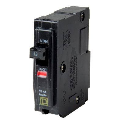 Square D QO 15 Amp Single-Pole Circuit Breaker (12-pack)
