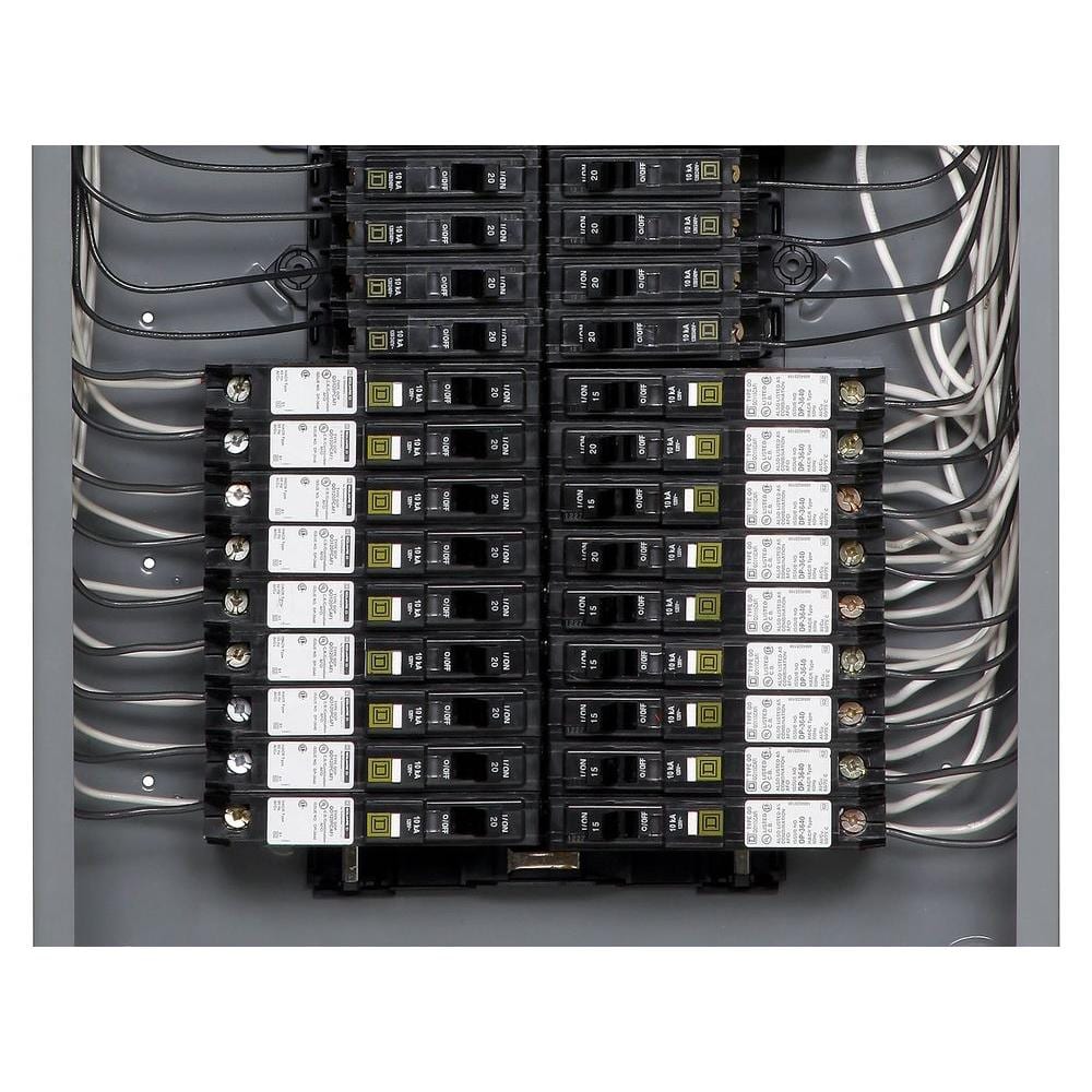 Square D QO 15 Amp Single-Pole Dual Function (CAFCI and GFCI) Circuit Breaker