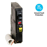 Square D QO Qwik-Gard 15 Amp Single-Pole GFCI Circuit Breaker