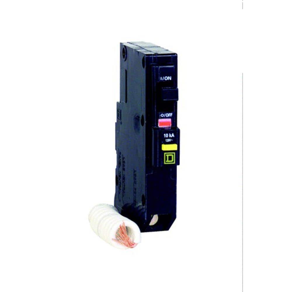 Square D QO Qwik-Gard 15 Amp Single-Pole GFCI Circuit Breaker