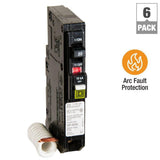 Square D QO 20 Amp Single-Pole Combination Arc Fault Circuit Breaker (6-Pack)
