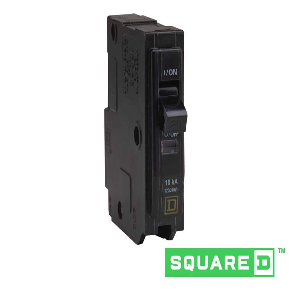 Square D QO 20 Amp Single-Pole Circuit Breaker(QO120CP)