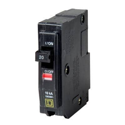 Square D QO 20 Amp Single-Pole Circuit Breaker(QO120CP)