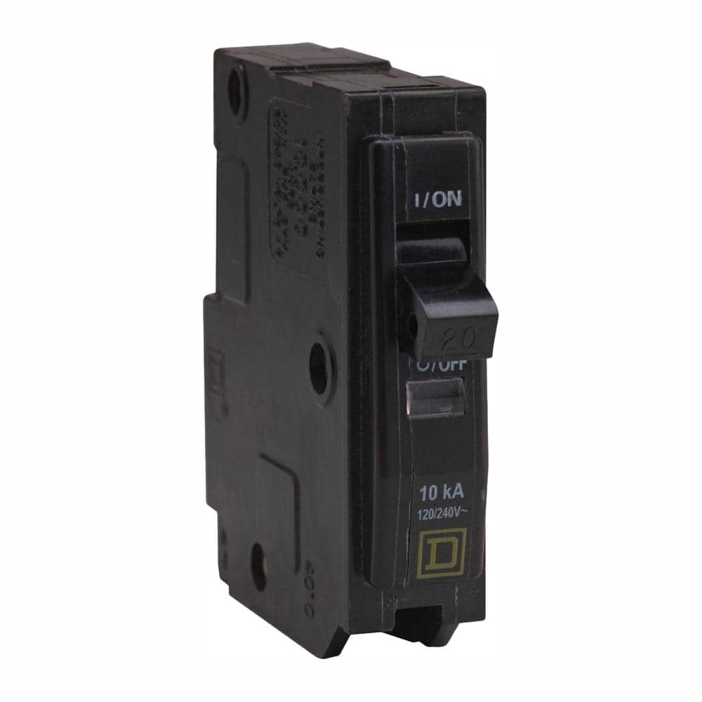 Square D QO 20 Amp Single-Pole Circuit Breaker (8-Pack)