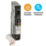 Square D QO 20 Amp Single-Pole Dual Function (CAFCI and GFCI) Circuit Breaker (9-pack)