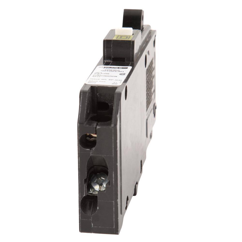 Square D QO 20 Amp Single-Pole Plug-On Neutral Combination Arc Fault Circuit Breaker (12-pack)