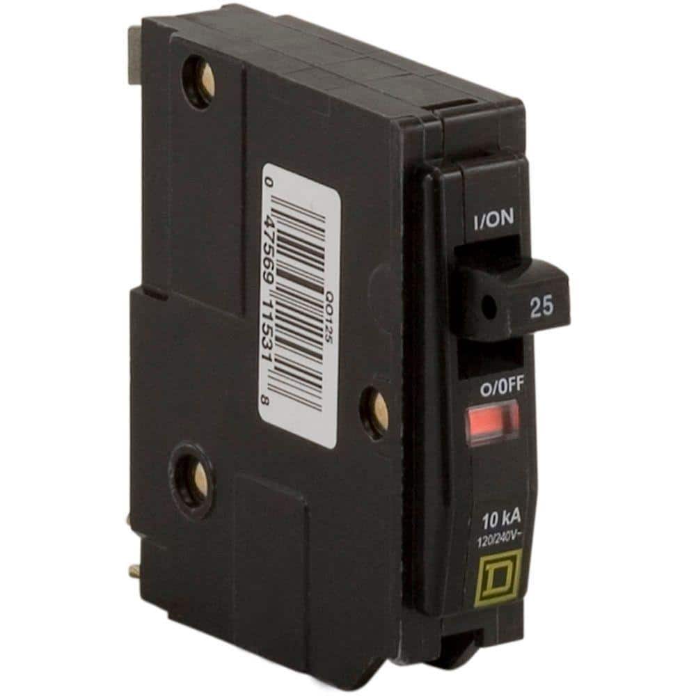 Square D QO 25 Amp Single-Pole Circuit Breaker