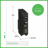 Square D QO 25 Amp Single-Pole Circuit Breaker