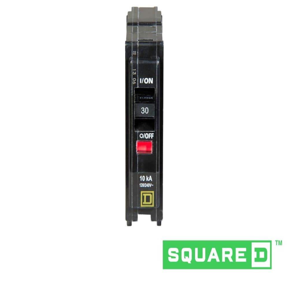 Square D QO 30 Amp Single-Pole Circuit Breaker(QO130CP)