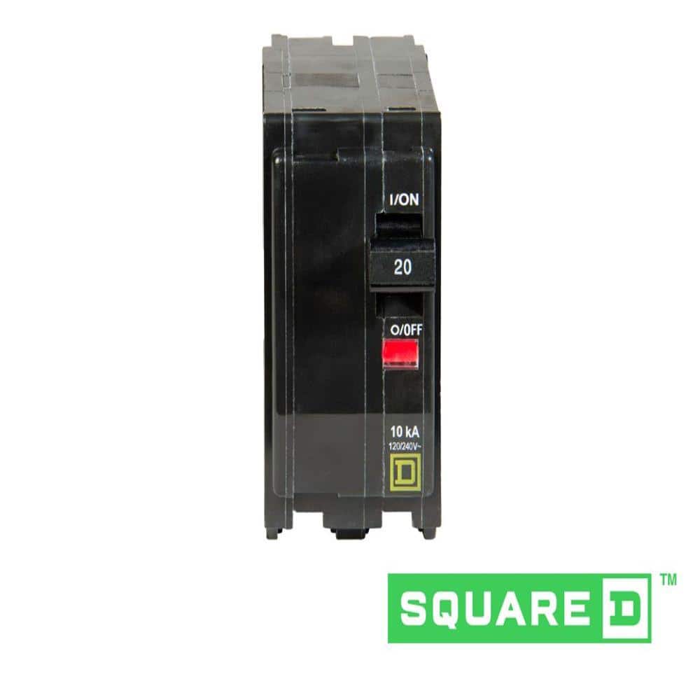 Square D QO 20 Amp 2-Pole Circuit Breaker(QO220CP)