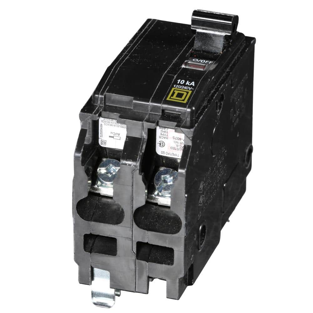 Square D QO 20 Amp 2-Pole Circuit Breaker (6-pack)