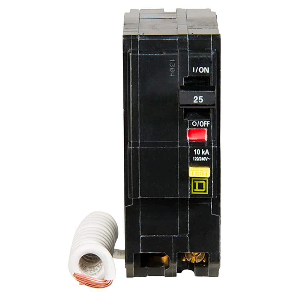 Square D QO 25 Amp 2-Pole GFCI Circuit Breaker