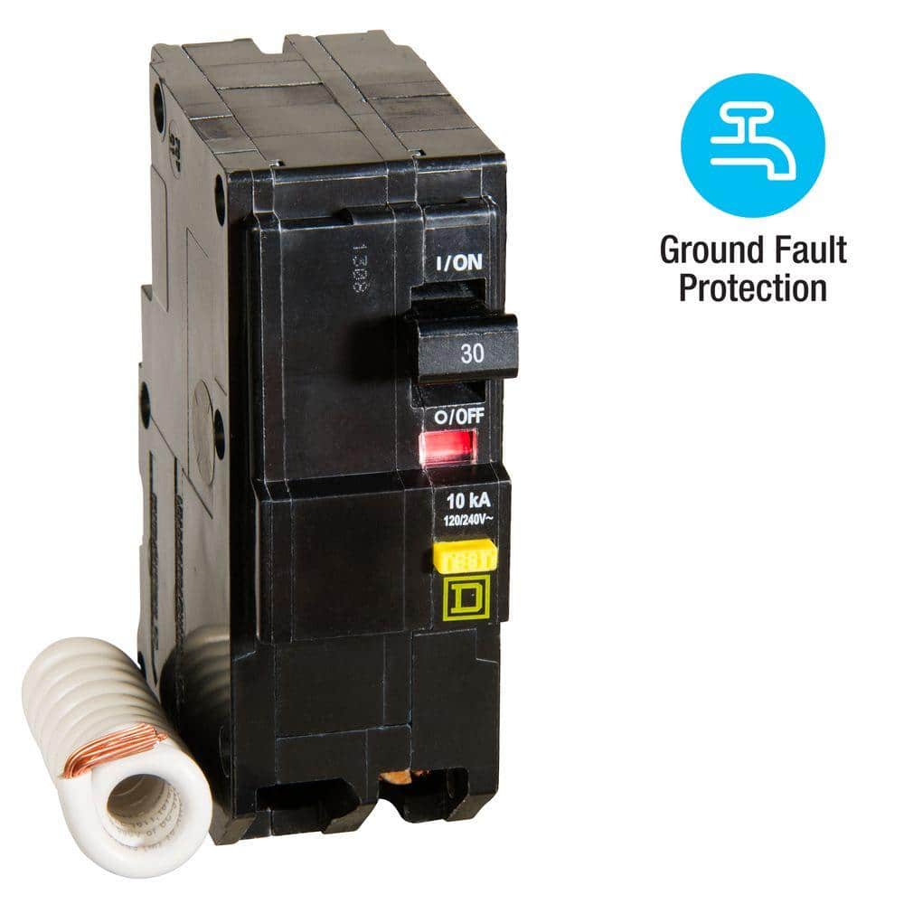 Square D QO 35 Amp 2-Pole GFCI Circuit Breaker