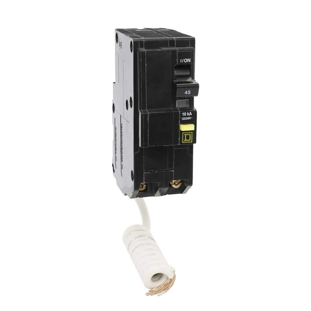 Square D QO 45 Amp 2-Pole GFCI Circuit Breaker