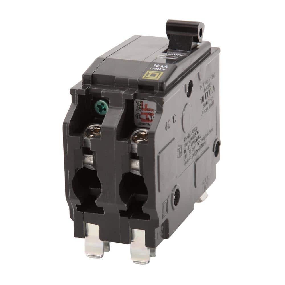 Square D QO 50 Amp 2-Pole Circuit Breaker (6-pack)