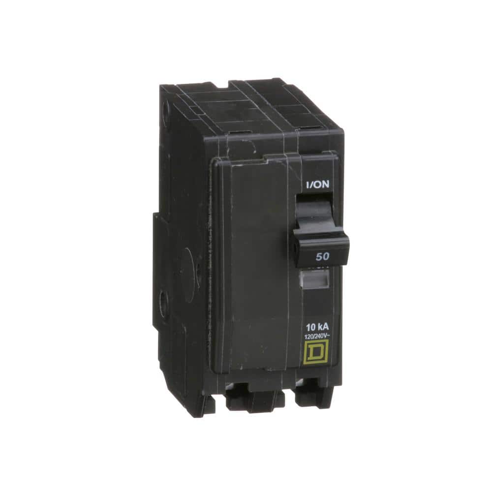 Square D QO 50 Amp 2-Pole Circuit Breaker (6-pack)