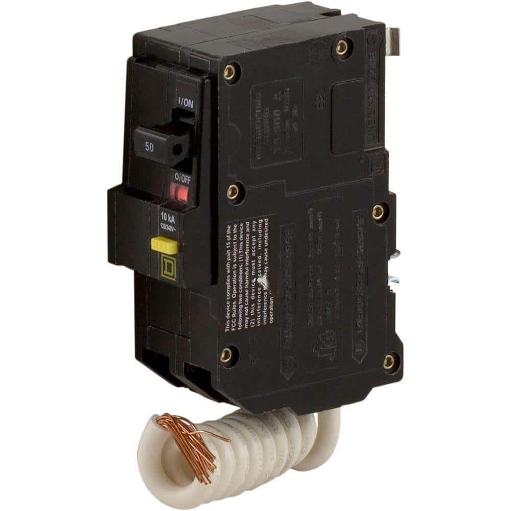 Square D QO 50 Amp 2-Pole GFCI Circuit Breaker