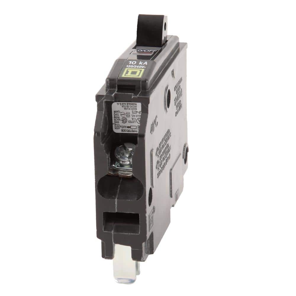 Square D QO 20 Amp Single-Pole Bolt-On Circuit Breaker - Boxed