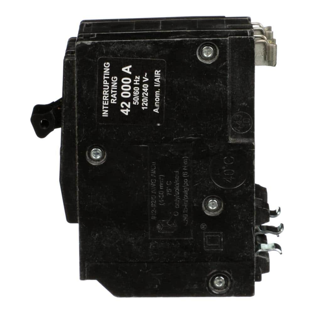 Square D QO 125 Amp 42kA 2-Pole Plug-In Circuit Breaker