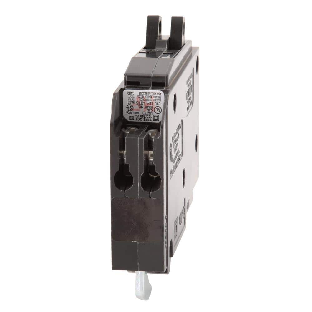 Square D QO 2-15 Amp Single-Pole Class CTL Tandem Circuit Breaker
