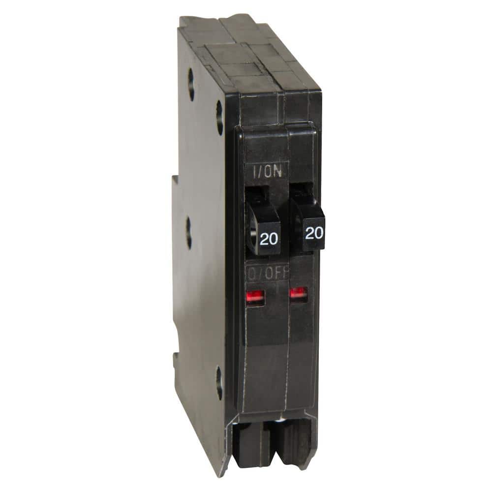 Square D QO 2-20 Amp Single-Pole Class CTL Tandem Circuit Breaker