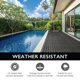 Design House Square 1 ft. x 1 ft. Wood-Plastic Composite Deck Tiles in Modern Ebony (6-Pack)