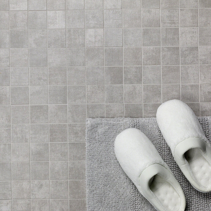 Lux Tile Cement Grigio Gray 2x2 Matte Porcelain Mosaic Tile