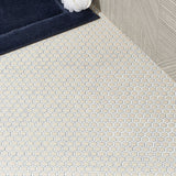 Eden Latte Beige Rimmed Hexagon Polished Porcelain Mosaic Tile