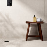 Hikari Paper Cream 2x2 Matte Mosaic Tile - Porcelain, Japandi Design