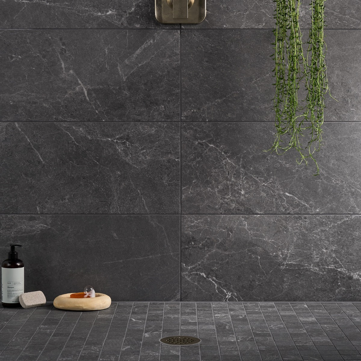 ZenTech Graphite Gray 12x24 Matte Porcelain Tile by Lux Tile