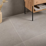 Stoneside Pearl Gray 36x36 Matte Porcelain Tile - Lux Tile