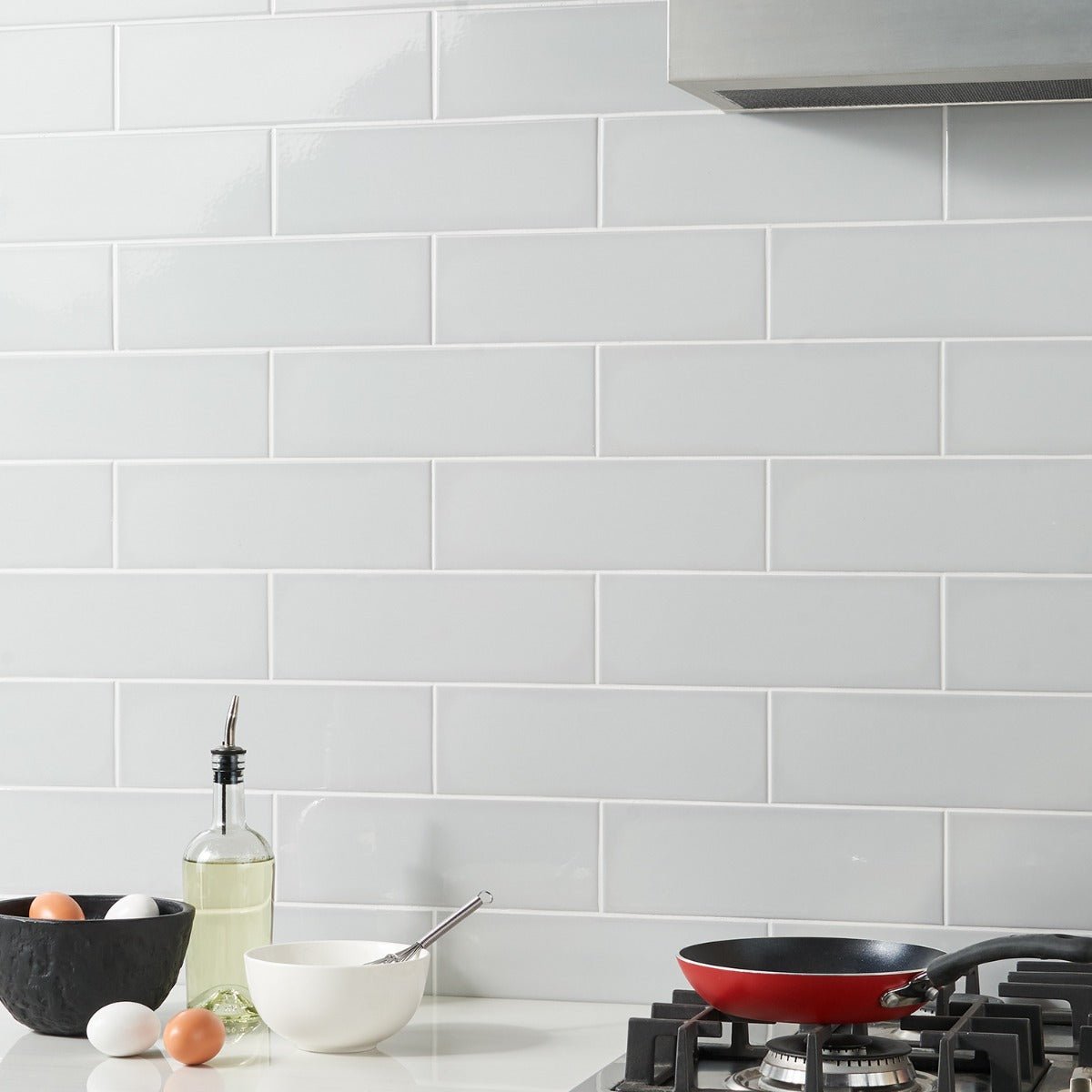Park Hill Light Gray 4x12 Polished Porcelain Subway Tile