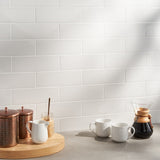 Park Hill Monumental Mist White 4x12 Polished Porcelain Subway Tile
