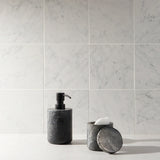 Lux Tile Bianco Gioia 6x6 Matte Porcelain Tile - Marble Look