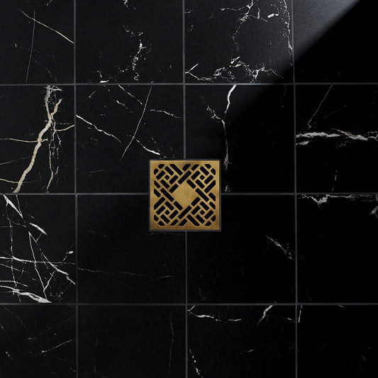 Marble Tech Port Laurent Black Matte Porcelain Tile 6x6 - Lux Tile