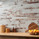 English Brick White 2x18 Matte Porcelain Tile - Tilebar