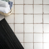 Los Lunas White 8x8 Matte Porcelain Tile - Tilebar