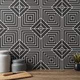 B2W Black & White Matte Porcelain Tile 8x8 - Lux Tile