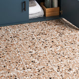 Tilebar Chips Macro Terracotta Coral Orange 8x8 Matte Porcelain Tile
